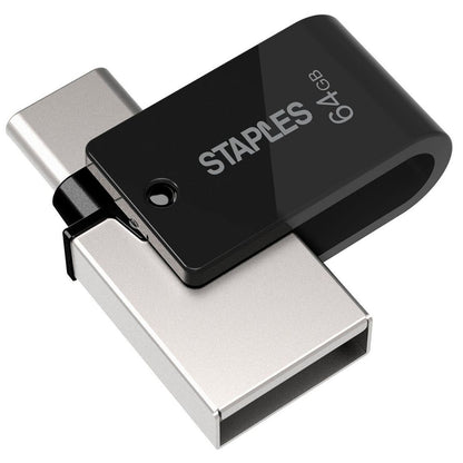 Memoria Esterna USB-A 3.1 / USB-C Staples K23, 64Gb EKMMD64GK233CST