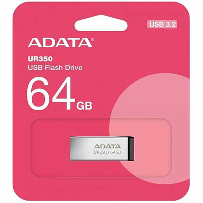 Memoria esterna USB-A 3.2 Adata UR350, 64Gb UR350-64G-RSR/BK 