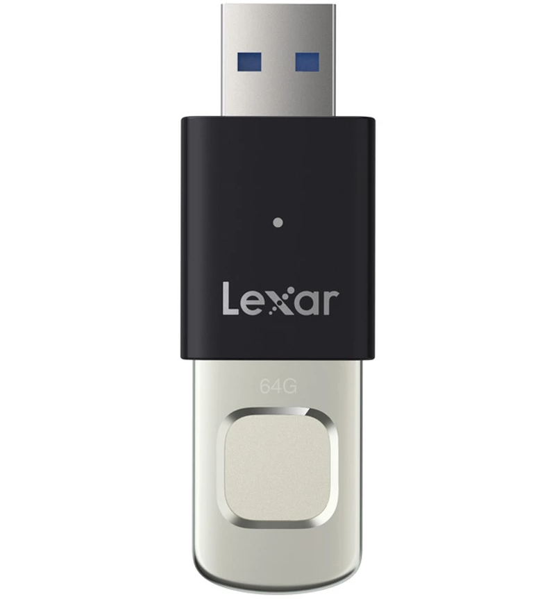 Memoria Esterna USB-A 3.2 Lexar JumpDrive Fingerprint F35 Pro, 64Gb