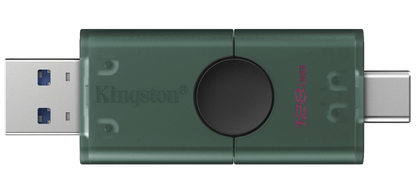 Memoria Esterna USB-A 3.2 / USB-C Kingston Duo, 128Gb DTDEG2/128GB