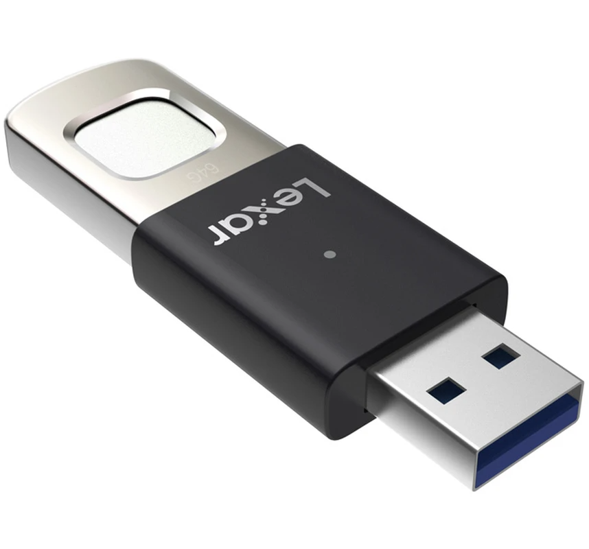 Memoria Esterna USB-A 3.2 Lexar JumpDrive Fingerprint F35 Pro, 64Gb