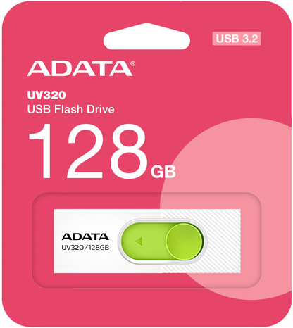 Memoria Esterna USB-A 3.2 Adata UV320, 128Gb AUV320-128G-RWHGN