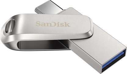 Memoria Esterna USB-A 3.2 / USB-C SanDisk Ultra Luxe Dual Drive, 128Gb SDDDC4-128G-G46