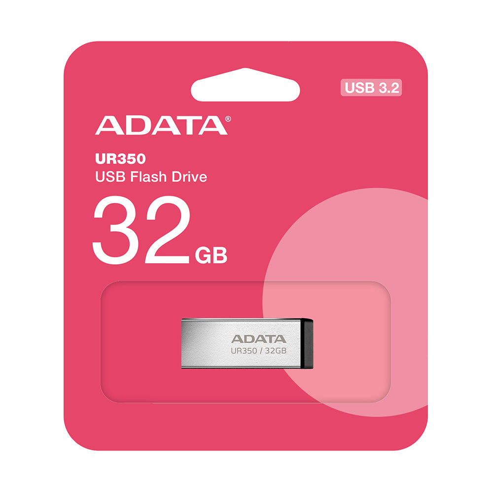 Memoria esterna USB-A 3.2 Adata UR350, 32 GB UR350-32G-RSR/BK