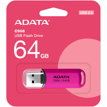 Memoria esterna USB-A Adata C906, 64Gb AC906-64G-RPP 