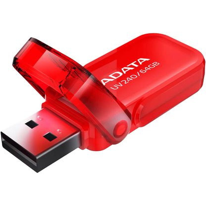 Memoria esterna USB-A Adata UV240, 64 Gb AUV240-64G-RRD 