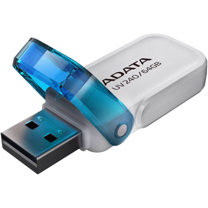 Memoria esterna USB-A Adata UV240, 64Gb AUV240-64G-RWH 