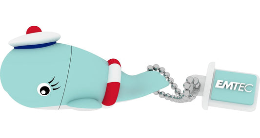 Memoria Esterna USB-A Emtec M337 Whale, 16Gb ECMMD16GM337