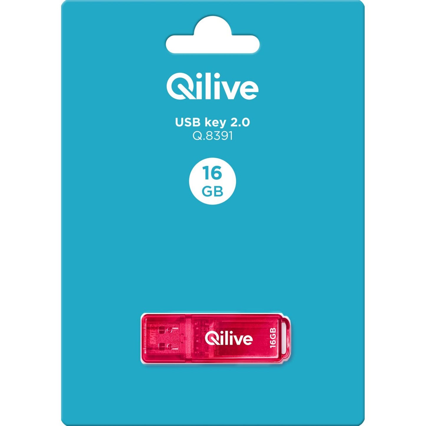 Memoria Esterna USB-A Qilive Q.8391, 16Gb EKMMD16GK102QL