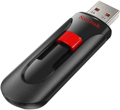 Memoria Esterna USB-A SanDisk Cruzer Glide, 64Gb SDCZ60-064G-B35