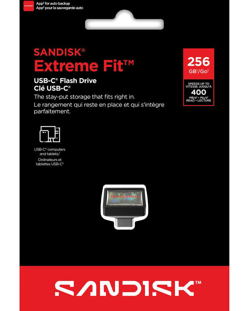 Memoria Esterna USB-C SanDisk Extreme Fit, 256Gb SDCZ530-256G-G46