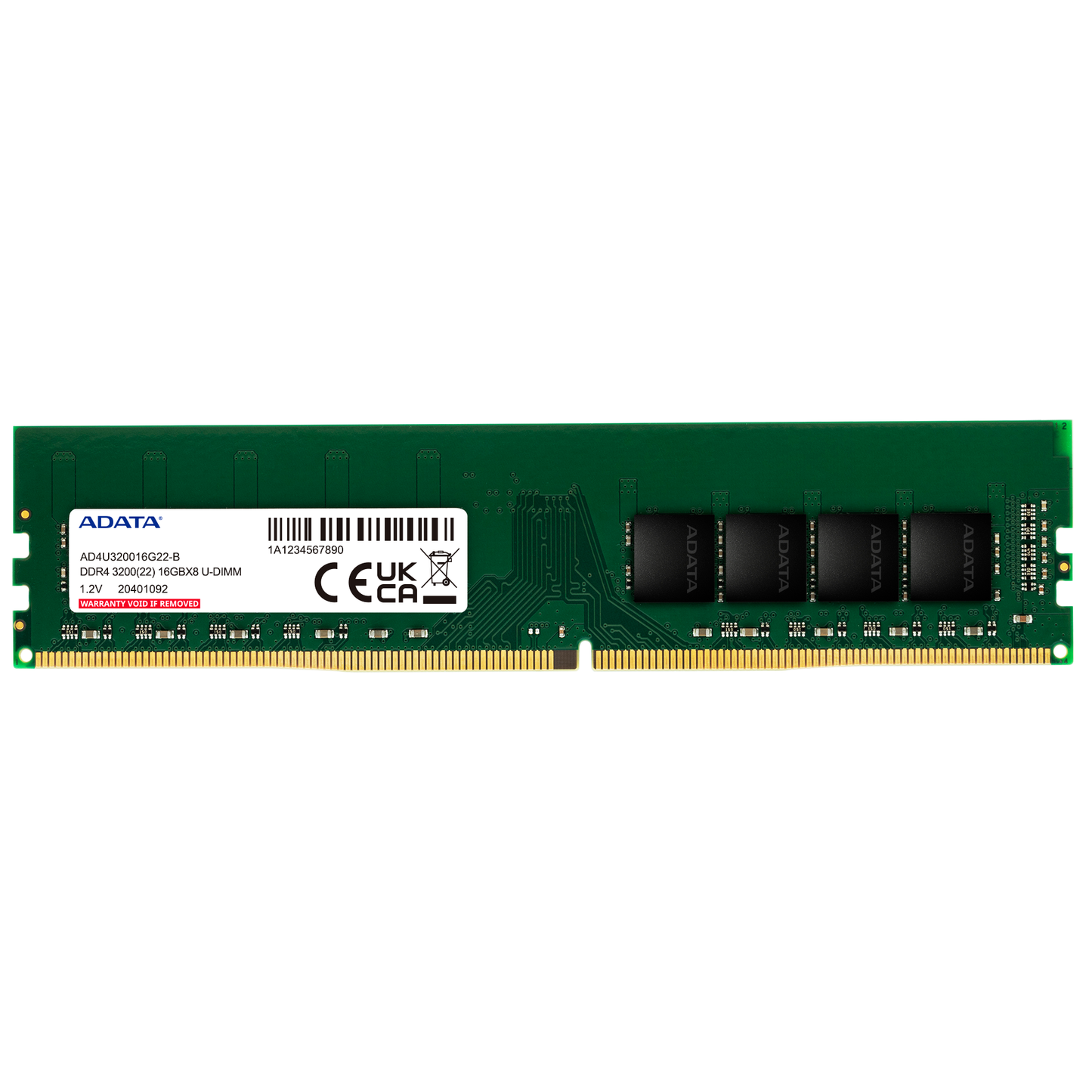 Memoria RAM Adata Premier, DDR4, 16GB, 3200Mhz AD4U320016G22-SGN
