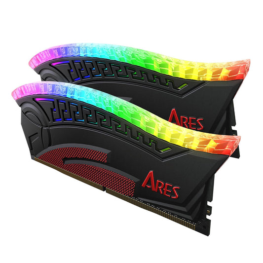 Memoria RAM Dato Ares Armor, DDR4, RGB, 2 x 8GB, 3600Mhz, CL18, Nera AMRGB8GX216G36K