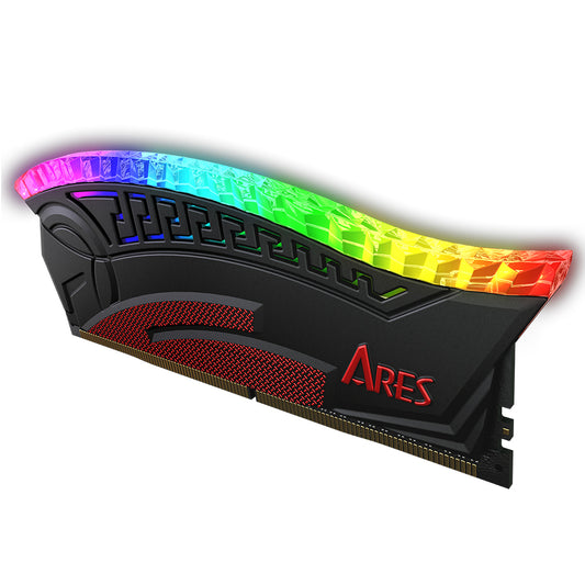 Memoria RAM Dato Ares Armor, DDR4, RGB, 8GB, 3600Mhz, CL18, Nera AMRGB1G88G36K