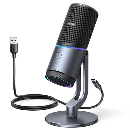Microfono Cardioide UGREEN CM769 (35629), RGB, USB-A, 2m, Nero