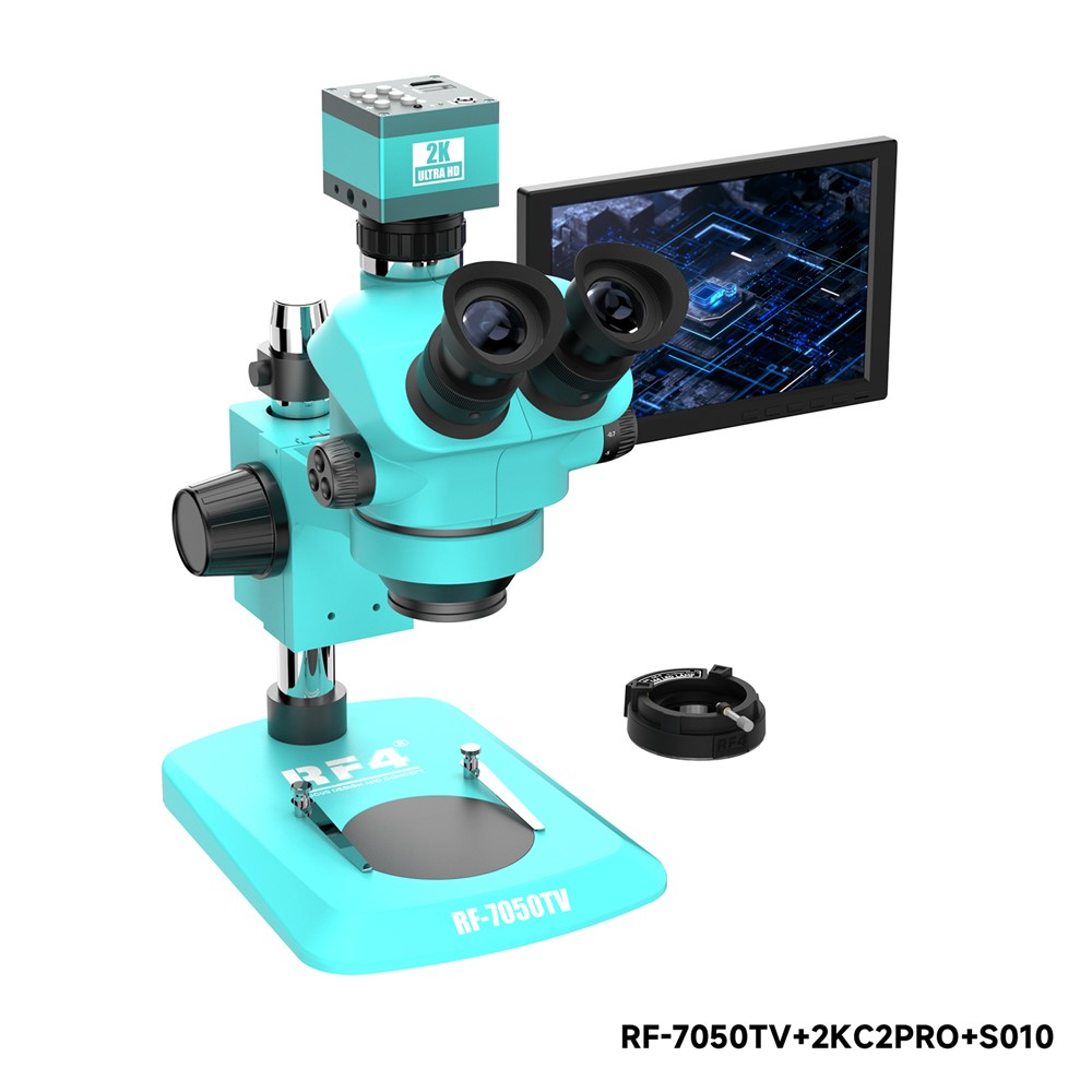 Microscopio con Monitor e Telecamera RF4 RF-7050TV + 2KC2PRO + S010