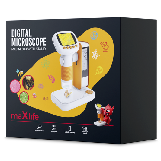 Microscopio MaXlife MXDM-200, Arancione