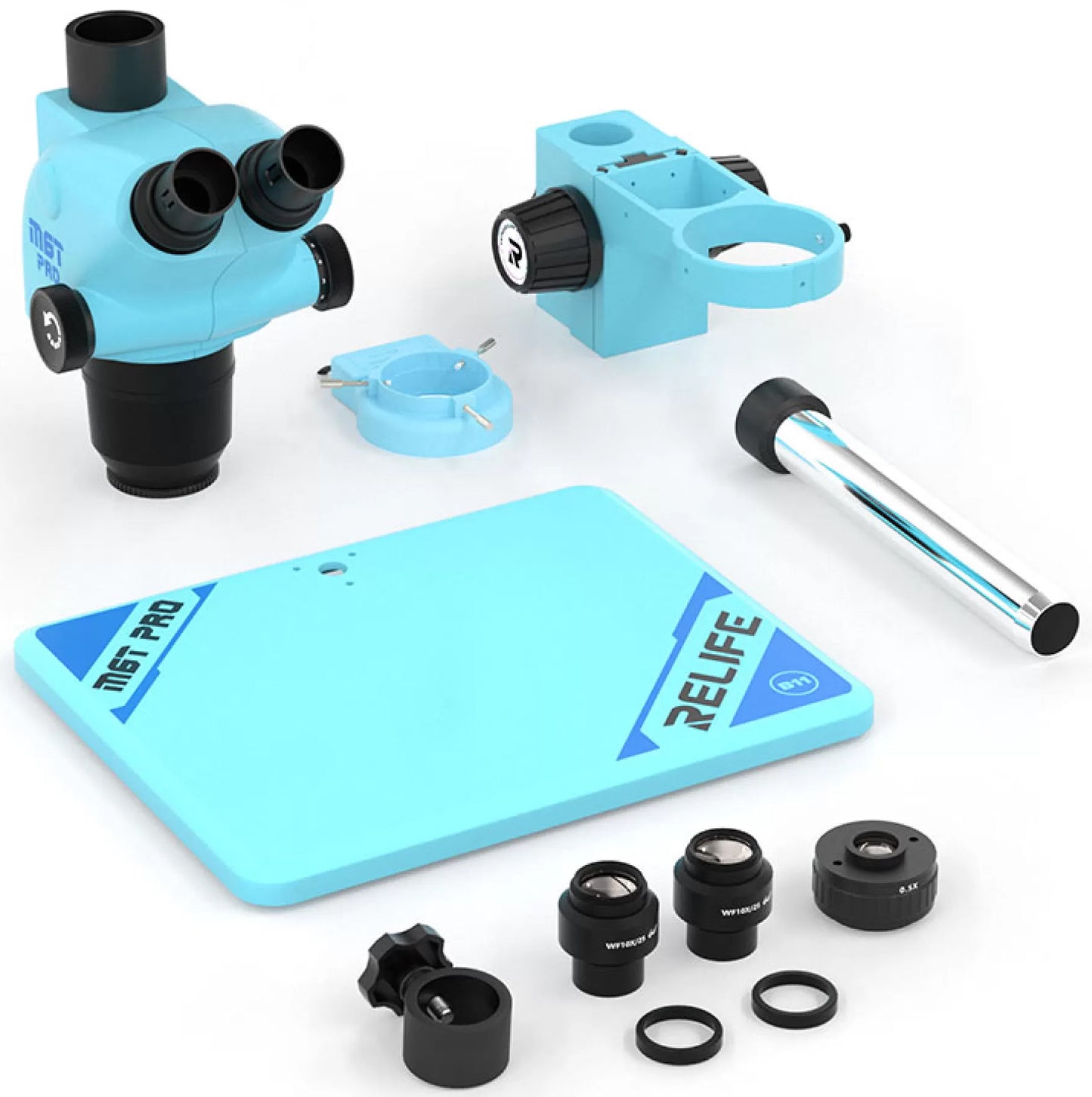 Microscopio Relife RL-M6T Pro-B11, Turchese