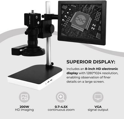 Sunshine Microscope MS8E-01, Black