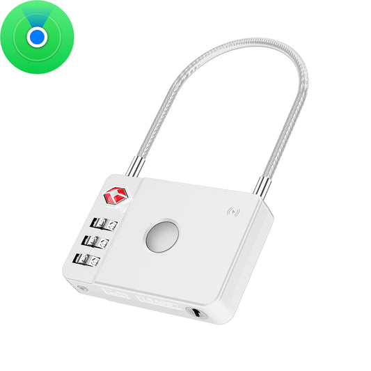 MiLi SmartTag MiLock Luggage per iOS Series, Bianco HD-P16-L