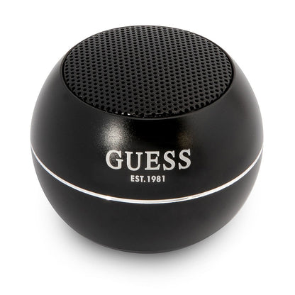 Cassa Portatile Bluetooth Guess, 3W, Nera