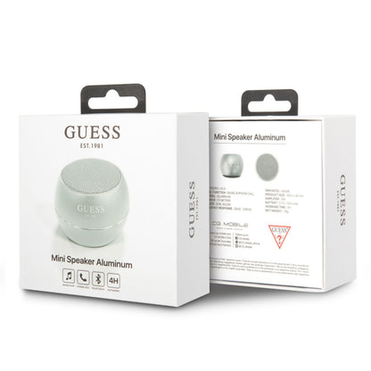 Cassa Portatile Bluetooth Guess, 3W, Argento