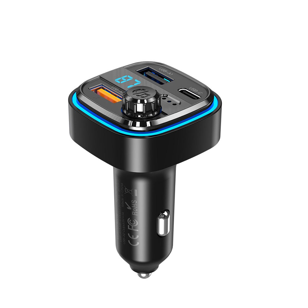 Modulatore FM Bluetooth Blue Power BPBCC08, 2 x USB-A - 1 x USB-C