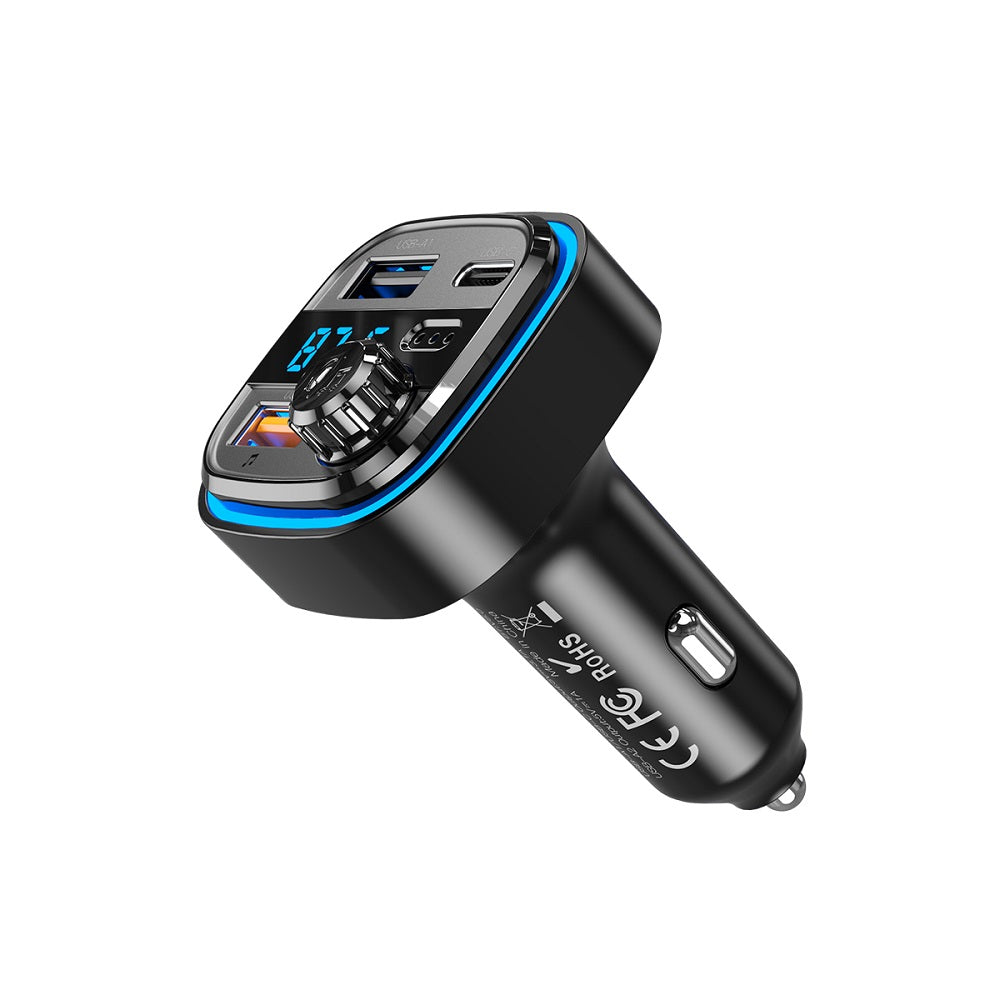 Modulatore FM Bluetooth Blue Power BPBCC08, 2 x USB-A - 1 x USB-C