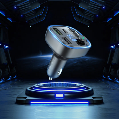 Modulatore FM Bluetooth Borofone BC48, 2 x USB-A - 1 x USB-C