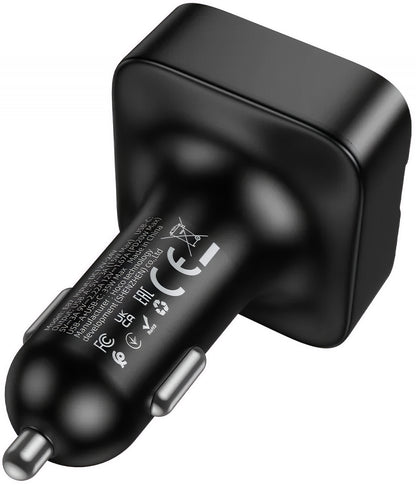 HOCO E87 Bluetooth FM Modulator, 2 x USB-A - 1 x USB-C