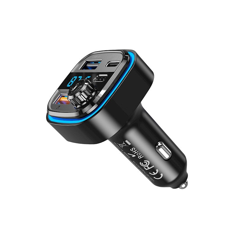 Modulatore FM Bluetooth XO Design BCC08, 2 x USB-A - 1 x USB-C