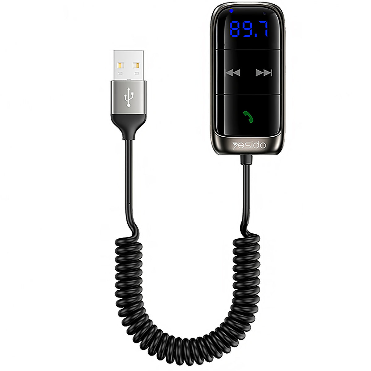 Modulatore FM Bluetooth Yesido YAU32, 1 x 3.5mm - 1 x microSD