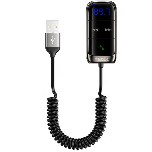 Modulatore FM Bluetooth Yesido YAU32, 1 x 3.5mm - 1 x microSD