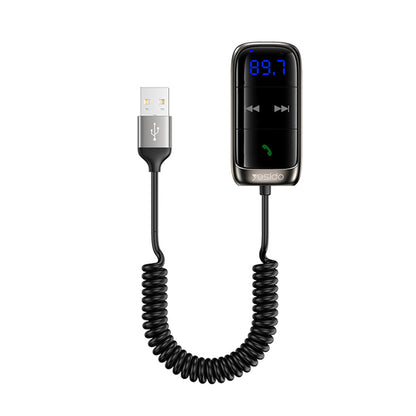 Modulatore FM Bluetooth Yesido YAU32, 1 x 3.5mm - 1 x microSD