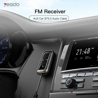 Modulatore FM Bluetooth Yesido YAU32, 1 x 3.5mm - 1 x microSD