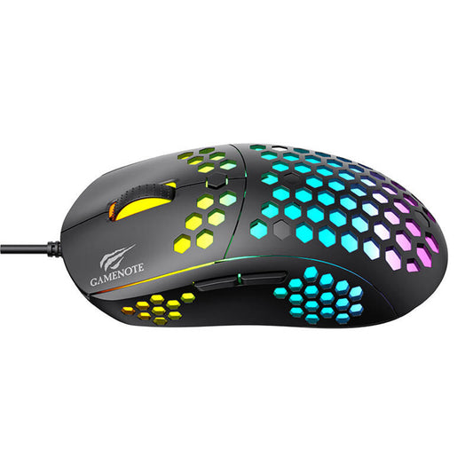 Mouse Gaming Cablato USB HAVIT MS1032, RGB, 800DPI - 6400DPI, Nero