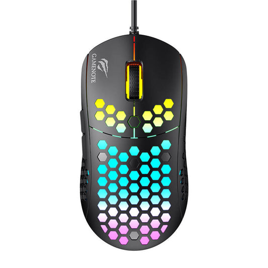 Mouse Gaming Cablato USB HAVIT MS1032, RGB, 800DPI - 6400DPI, Nero