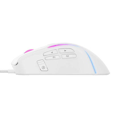 Mouse Gaming Cablato USB HAVIT MS1033, RGB, 800DPI - 8000DPI, Bianco