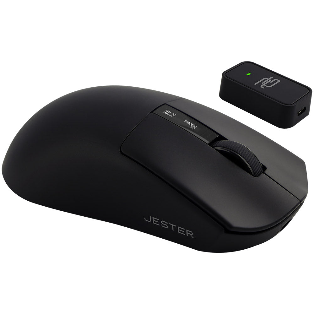 Mouse Gaming Wireless Proove Jester, 800DPI - 26000DPI, Display OLED, Nero WMJS00022001