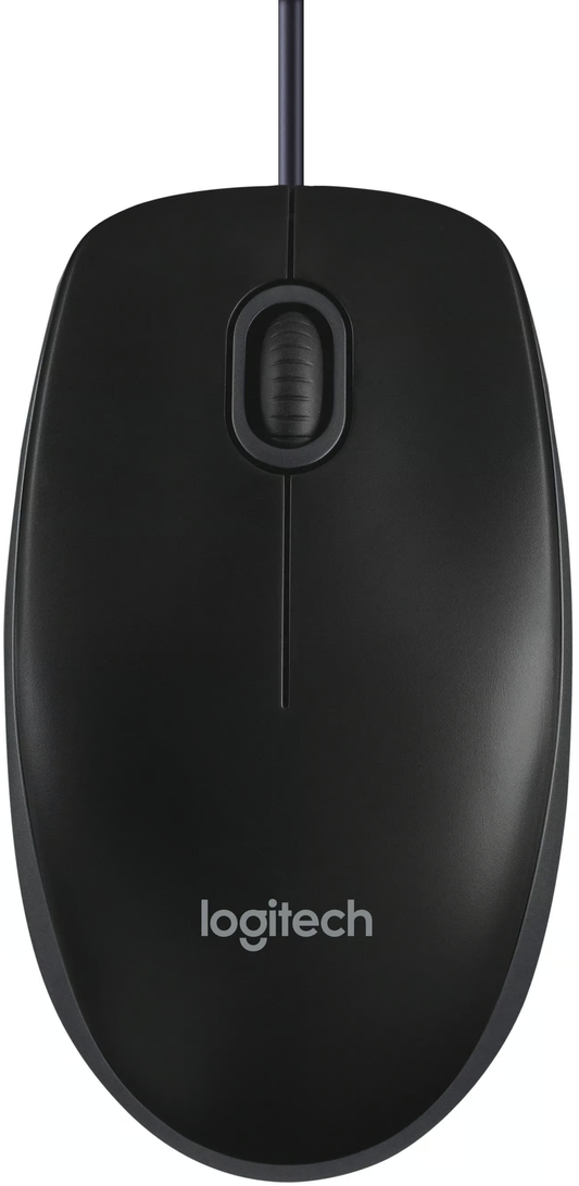 Mouse Wired USB Logitech B100, 1000DPI, Nero 910-003357