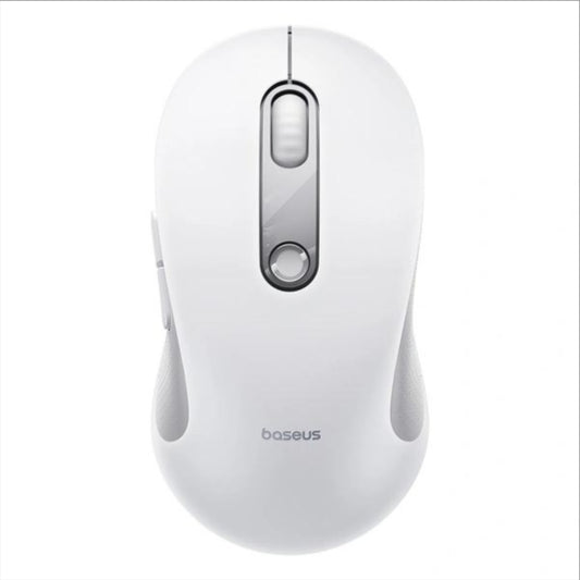 Mouse Wireless Baseus F02, 4000DPI, BT / Wi-Fi, Bianco B0203202