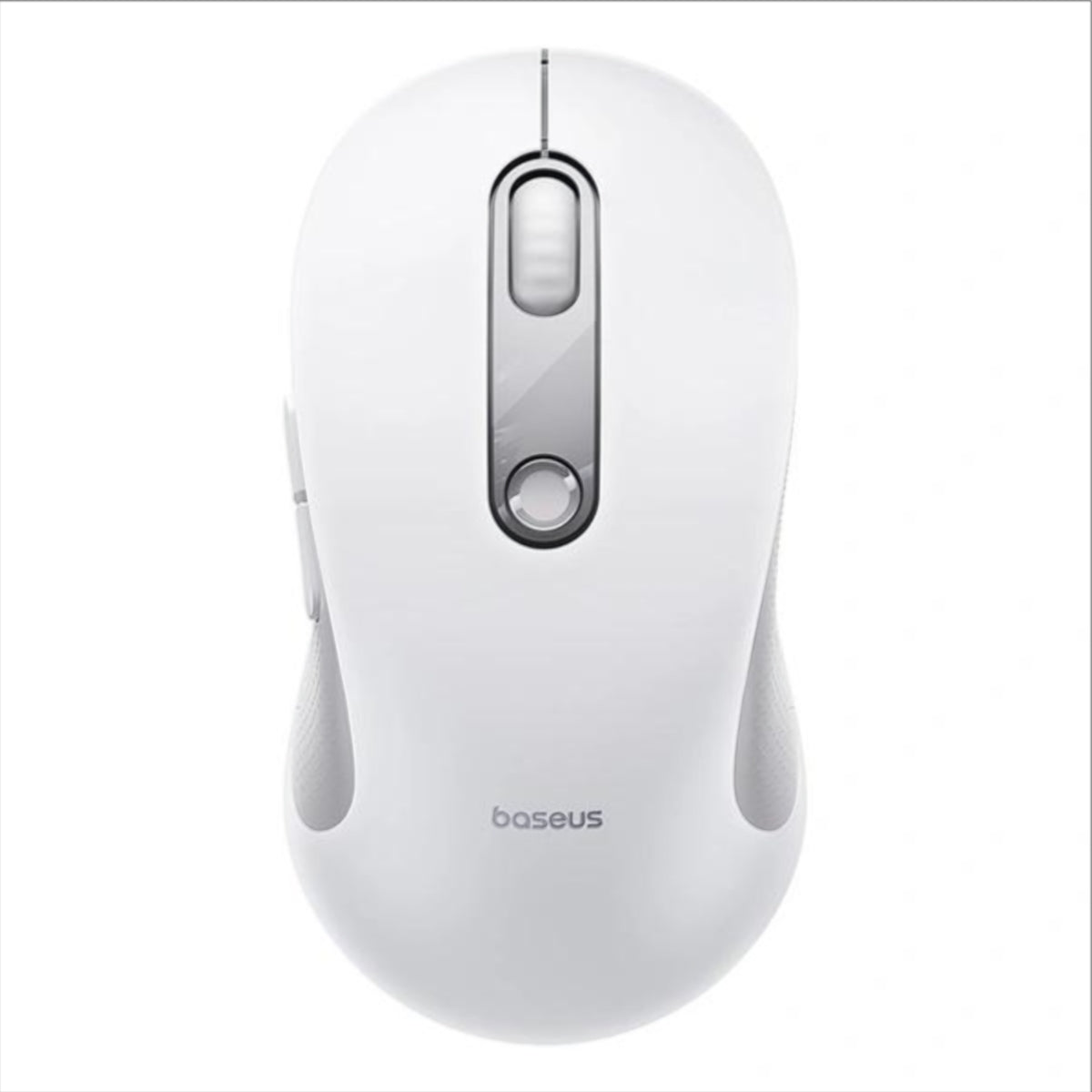 Mouse Wireless Baseus F02, 1600DPI, BT / Wi-Fi, Bianco B0203302