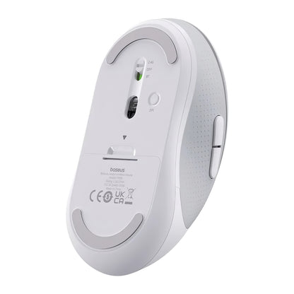 Baseus F02 Mouse senza fili, 4000DPI, BT / Wi-Fi, bianco B010555550521111-01 