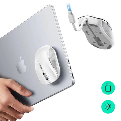 Mouse Wireless ESR MagMouse, 800DPI - 4800DPI, Bianco