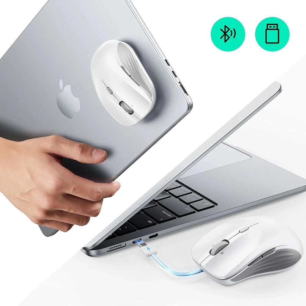 Mouse Wireless ESR MagMouse, 800DPI - 4800DPI, Bianco