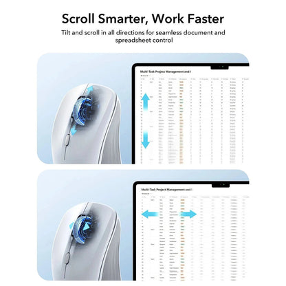 Mouse Wireless ESR MagMouse, 800DPI - 4800DPI, Bianco