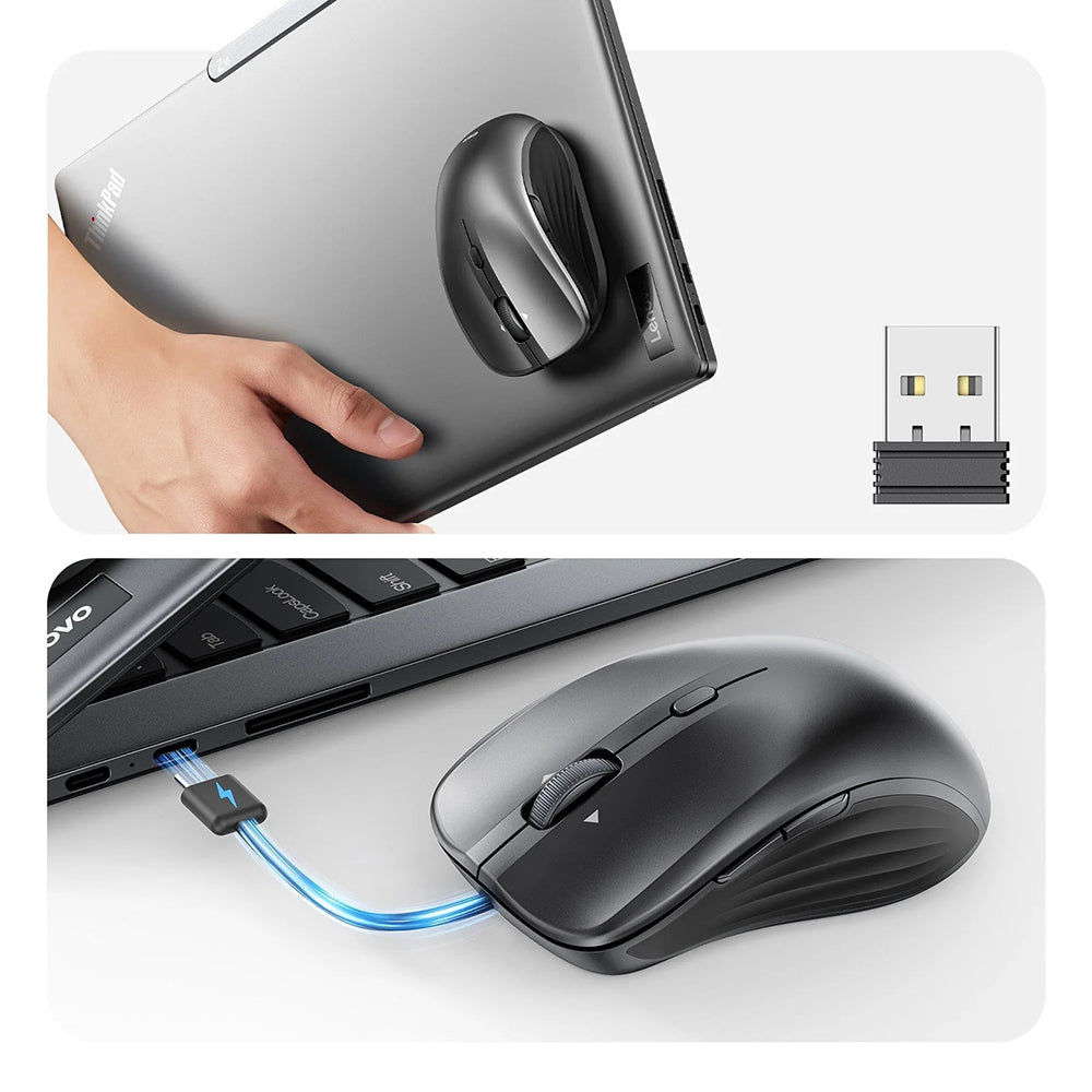 Mouse Wireless ESR MagMouse, 800DPI - 4800DPI, BT / Wi-Fi, Grigio