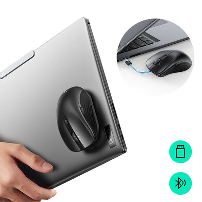 Mouse Wireless ESR MagMouse, 800DPI - 4800DPI, BT / Wi-Fi, Nero