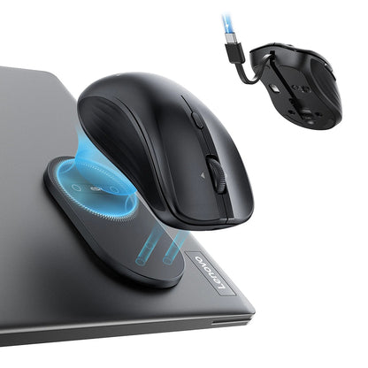 Mouse Wireless ESR MagMouse, 800DPI - 4800DPI, BT / Wi-Fi, Nero