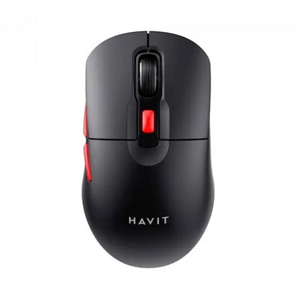 HAVIT MS59WB Wireless Mouse, 800DPI - 1600DPI, Black Red
